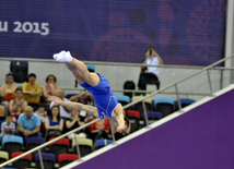 Azərbaycan gimnastlarından daha bir medal. Bakı, Azərbaycan, 21 iyun 2015